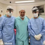 Dr. Gabriel Moina, Dr. Alberto Rancati y Dr. Daniel Moina,